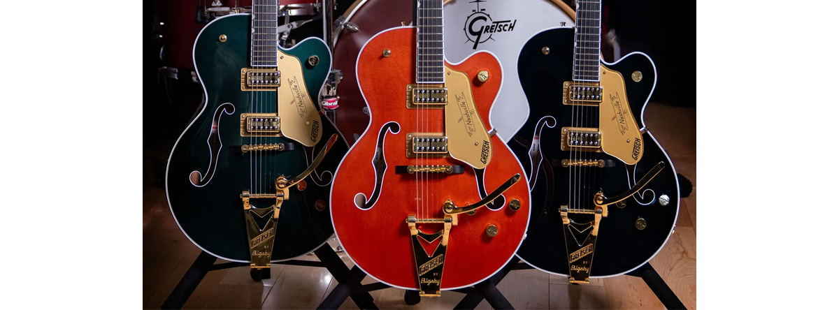 Nashville, Tennessean и Falcon - Gretsch дает трем моделям с полым корпусом перезагрузку профессиональной коллекции